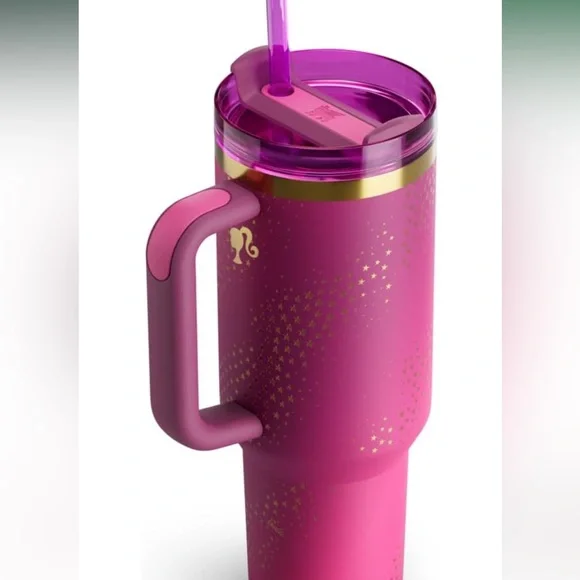 Stanley x Barbie™ ’70s Superstar Quencher 40 Oz (NIB) - Picture 4 of 5